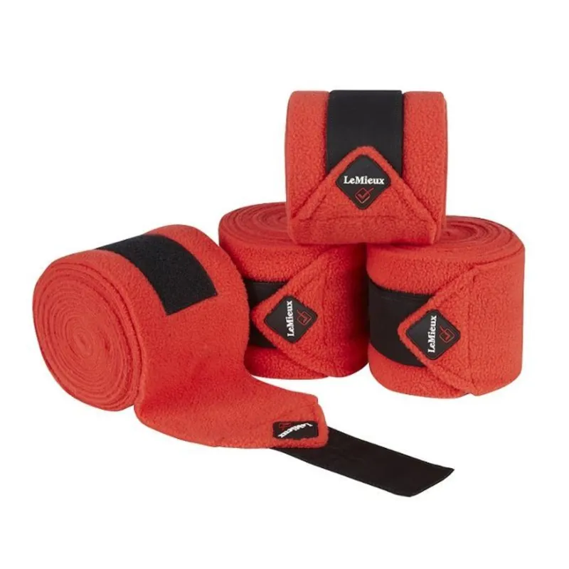LeMieux Polo Bandages - Coral Red